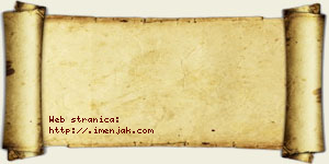 Tanja Bebić vizit kartica